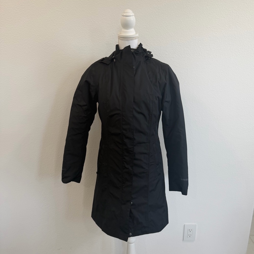 NWOT | Eddie Bauer | Girl on the Go® Insulated Waterproof Trench Coat | Small - Picture 5 of 13